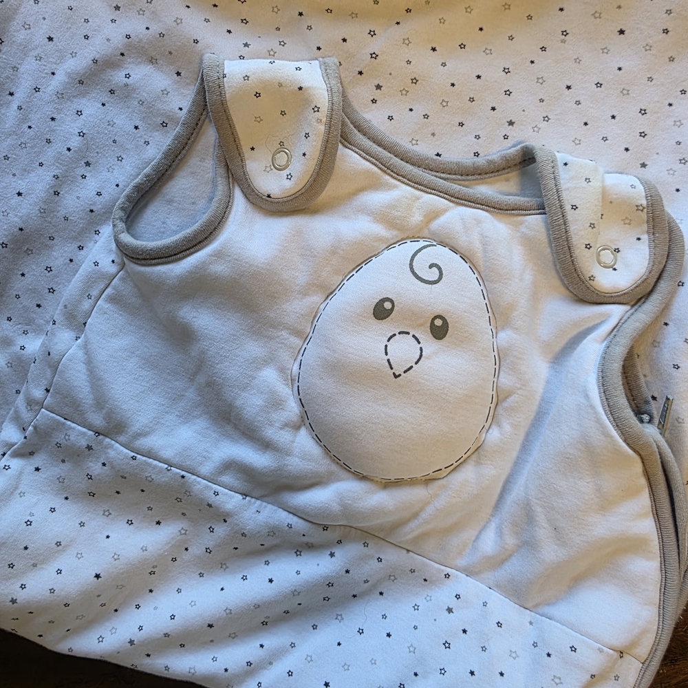 Nested Bean Zen White Stars Sleepsack